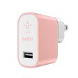 Cargador Belkin Home Charger Premium Metallic Universal 2.4A Oro Rosa Discount