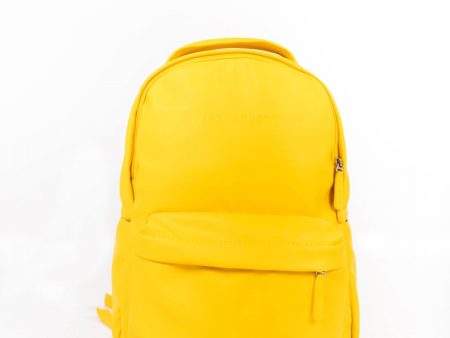 Backpack para Portatil en cuero sintético 15.6  Yellow Hot on Sale