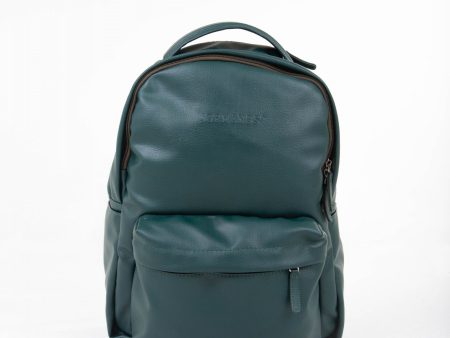 Backpack para Portatil en cuero sintético 15.6  Green Forest Discount