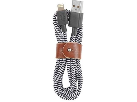 Cable Trenzado Native Union Lightning de 1.2m - Negro Blanco Fashion