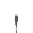 Cable Trenzado Native Union Lightning de 1.2m - Negro Blanco Fashion