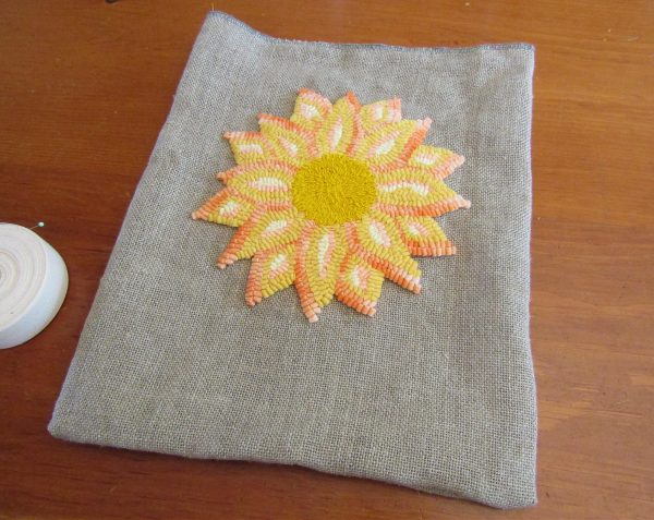 Sunflower Farmers  Market Tote Rug Hooking Kit Online Sale