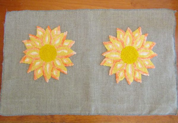 Sunflower Farmers  Market Tote Rug Hooking Kit Online Sale