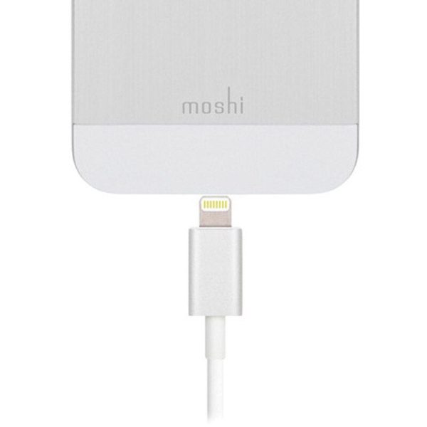 Cable MOSHI USB-A a Lightning 1m - Blanco Hot on Sale