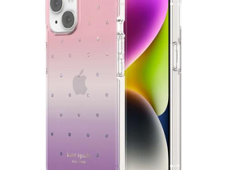 Case Kate Spade NY Protective para iPhone 14 - Violet Pink For Discount