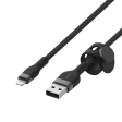 Cable Belkin USB-A a Lightning - 1M - Pro Flex - Negro Fashion