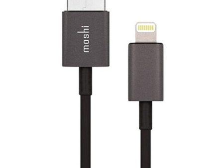 Cable MOSHI USB-A a Lightning 1m - Negro For Cheap