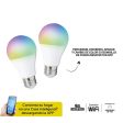 Bombillo Inteligente WiFi 9W Multicolor x 2 Ud Cheap