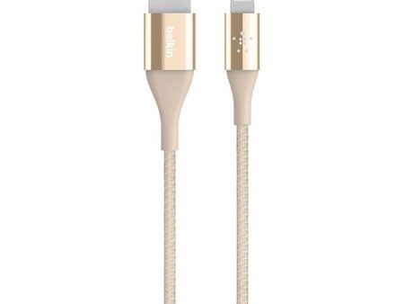 Cable Belkin USB-A a Lightning - 1.2M - DuraTek Plus - Dorado For Cheap