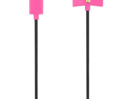 Cable De Carga   Sincronización Micro Usb Kate Spade New York Rosa - Negro Discount