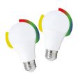 Bombillo Inteligente WiFi 9W Multicolor x 2 Ud Cheap