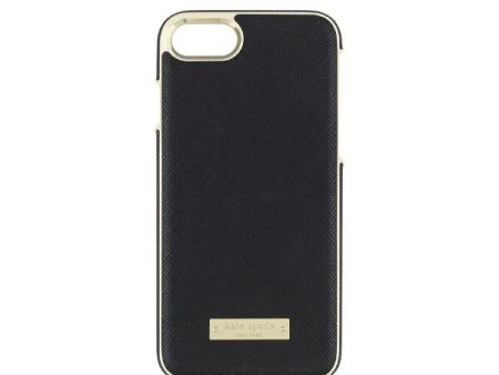 Kate Spade New York Wrap Case Para iPhone 7 - Saffiano Negro  Do Hot on Sale