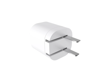 Cargador de pared QDOS PowerCube de 20W USB-C con clavija de EE. UU. - Blanco Sale