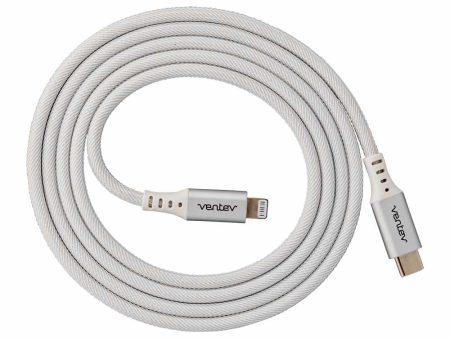 Cable de aleación Ventev USB-C a Lightning - Blanco For Discount