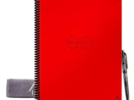 Cuaderno inteligente Rocketbook Core Carta reutilizable - Rojo Hot on Sale