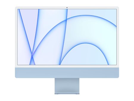 iMac con pantalla Retina 4,5K de 24 pulgadas: Chip M1 de Apple con CPU de ocho núcleos y GPU de ocho núcleos, 256 GB SSD - Azul For Discount