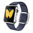 Correa Para Apple Watch 1 de 38mm - Negro Plata Fashion