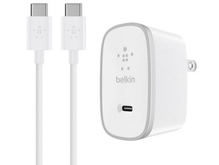 Belkin Wall Charger Usb C To Usb C Cable 6Ft White Cheap