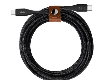 Cable Belkin USB-C a USB-C - 1.2M Duratek Plus - Negro For Discount