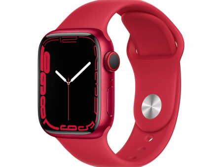 Apple Watch Series 7 (GPS + Cellular) - Caja de aluminio (PRODUCT)RED de 41 mm - Correa deportiva (PRODUCT)RED - Talla única Fashion