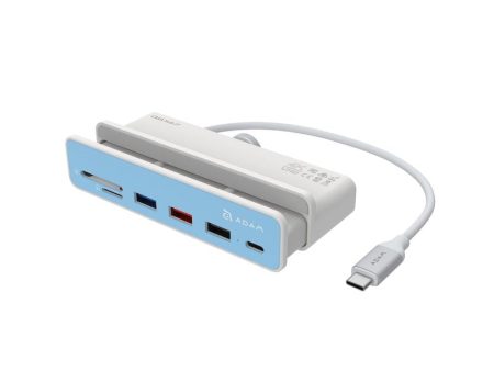 Multipuerto Adam Elements CASA i7 USB-C 7 en 1 iMac M1 - Blanco For Discount