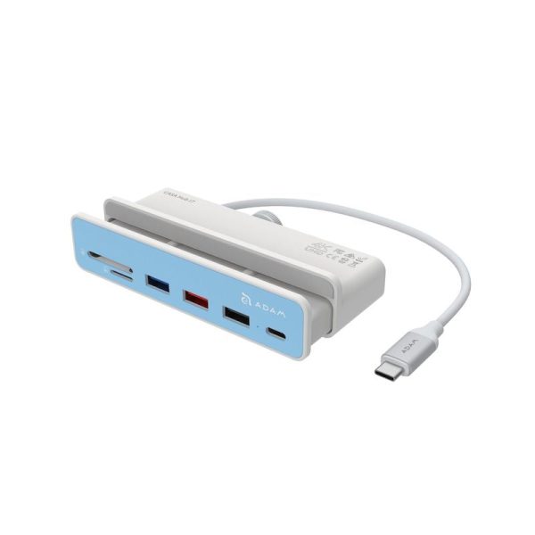 Multipuerto Adam Elements CASA i7 USB-C 7 en 1 iMac M1 - Blanco For Discount