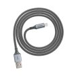 Cable de Aleacion Ventev de USB-A a Lightning de 4 pies -  Gris acero Online