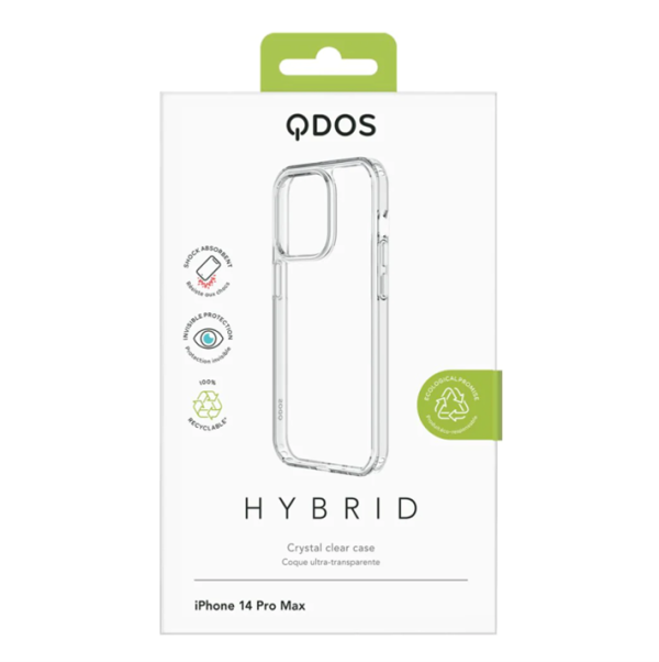 Case QDOS Recycled Hybrid Clear para iPhone 14 Pro Max de 6.7  - Transparente For Discount