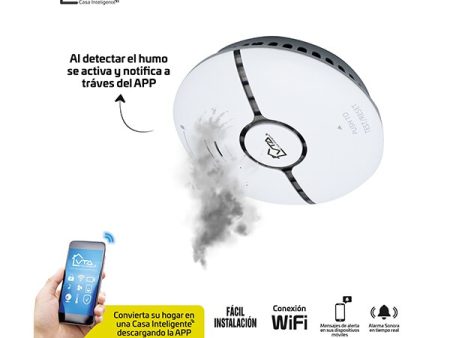 Alarma Inteligente Detector de Humo WiFi on Sale