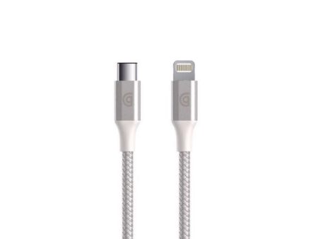 Cable GRIFFIN PREMIUM USB-C a Lightning 5 Pies - Plata Sale