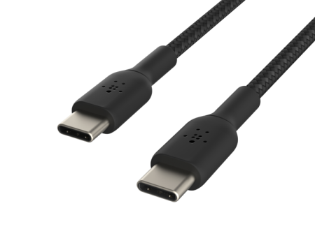 Cable Belkin USB-C a USB-C - 1M - Trenzado - Negro Fashion