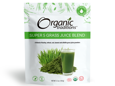 Organic Super 5 Grass Juice Blend Online Sale