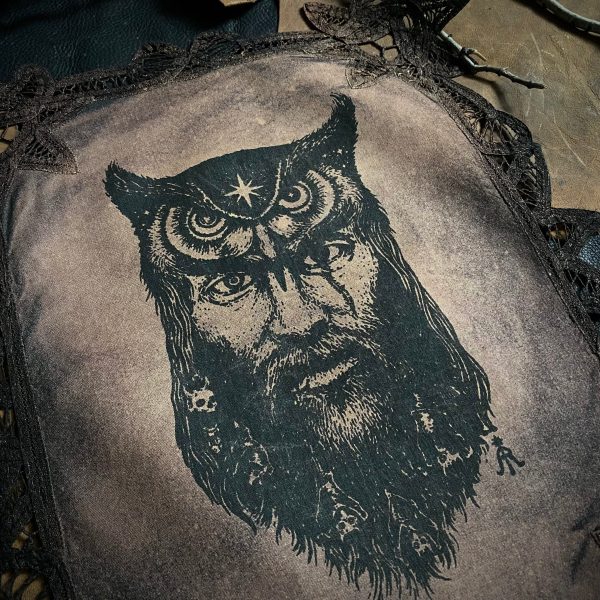 Wizard of the Wild Dark altar cloth in Earth, one-of-a-kind Online Sale