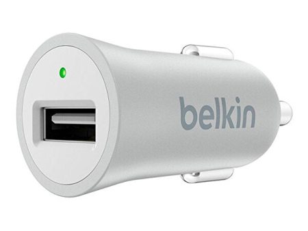 Cargador Belkin Para carro Mixit Metallic 2.4 Amp Plata Cheap