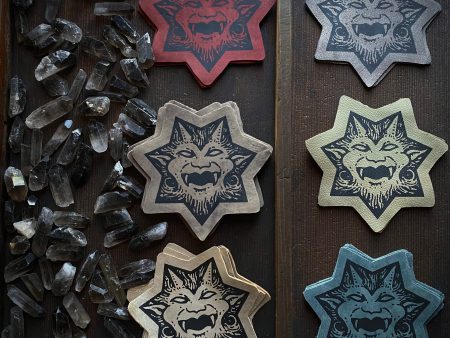 Demonstar leather patch Fashion