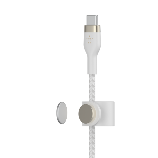 Cable Belkin USB-C a Lightning - 3M - Pro Flex - Blanco For Cheap