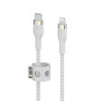 Cable Belkin USB-C a Lightning - 3M - Pro Flex - Blanco For Cheap