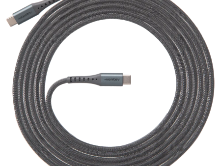 Cable de Aleacion VENTEV USB-C a USB-C 10FT - Acero For Discount