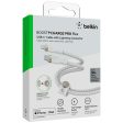 Cable Belkin USB-C a Lightning - 3M - Pro Flex - Blanco For Cheap