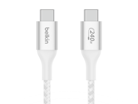 CABLE BELKIN USBC USBC 240W 2M WHT Supply