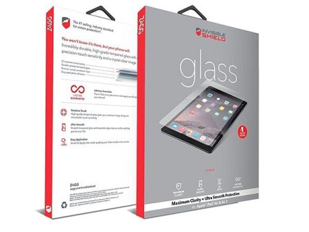 Protectror de Pantalla ZAGG INVISIBLESHIELD en vidrio templado Para iPad Air2 Pro de 9.7¨ Online now