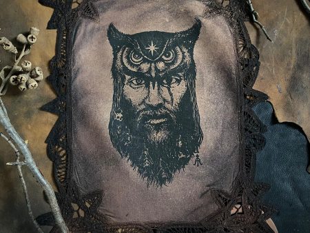 Wizard of the Wild Dark altar cloth in Earth, one-of-a-kind Online Sale