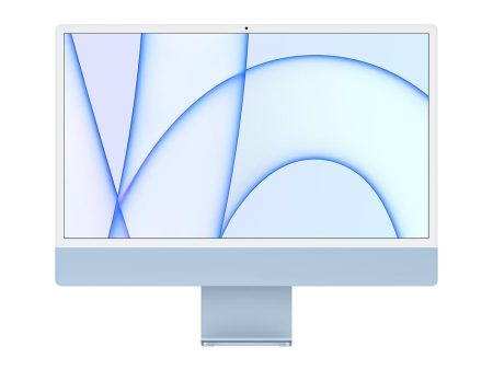 iMac con pantalla Retina 4,5K de 24 pulgadas: Chip M1 de Apple con CPU de ocho núcleos y GPU de siete núcleos, 256 GB SSD - Azul For Sale