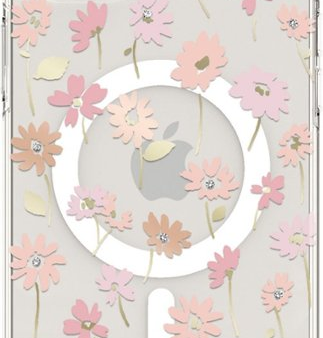 Case Kate Spade NY HD MagSafe Para iPhone 14 Plus – Flores transparente Discount