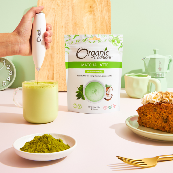 Organic Matcha Latte with Probiotics Online Hot Sale