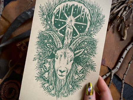 The Yule Goat greeting card Supply