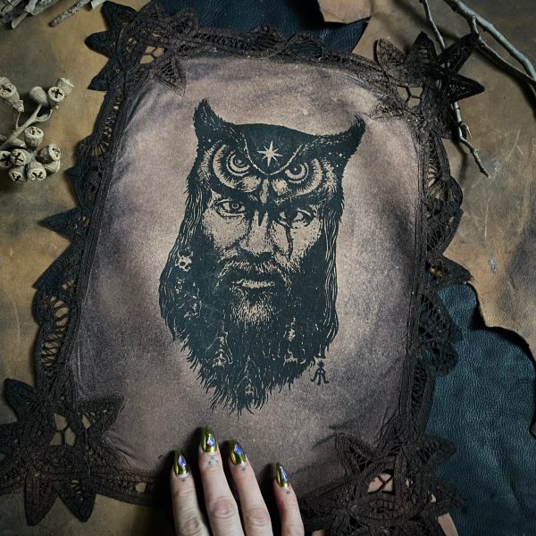 Wizard of the Wild Dark altar cloth in Earth, one-of-a-kind Online Sale